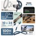 Boult Curve Max with 100H Playtime, ENC Mic, Dual Device Pairing, Fast Charging, 5.3v Bluetooth Headset  (Blue, In the Ear)