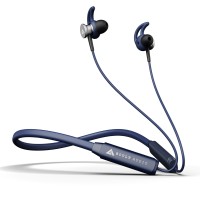 Boult Audio GX Charge Wireless in Ear Bluetooth Neckband with ENC Mic, 32H Playtime, Type-C Fast Charging (5Mins=7.5Hrs Playtime), Dual Pairing, Biggest 14.2mm Drivers Ear Phones, Blue