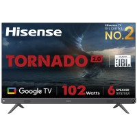 Hisense 65" Tornado Ultra HD 4K LED Smart Google TV with 25W Subwoofer, Dolby Vision and Atmos  (65A7H)