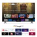 TCL 43" 4K Ultra HD Smart QLED Google TV 43C645 (Black)