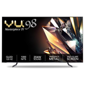 VU 98" Masterpiece Series QLED 4K Ultra HD Smart LED TV 98QV (Jetplane Grey)